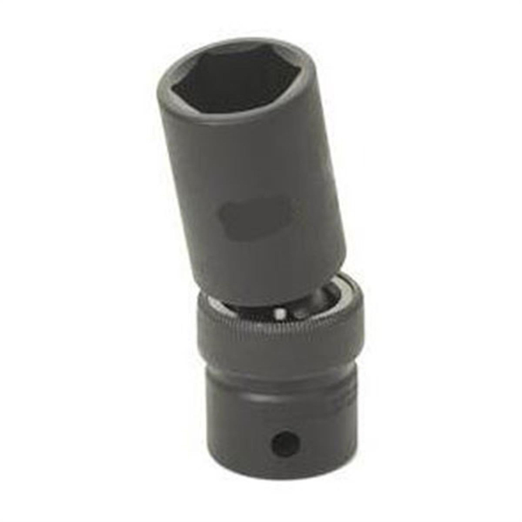 Grey Pneumatic Universal Impact Socket — 15mm, 1/2in. Drive, 6-Point, Deep, Black, Model# GRE2015UMD